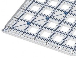 Square Quilting Ruler close-up